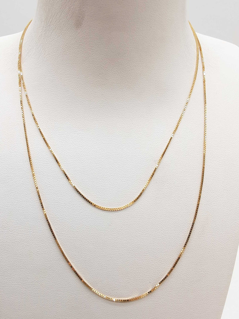 10k Yellow Gold 3.0g Box Chain 30 In Do1224rxde