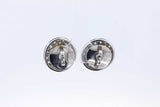 Approx. 3ctw Diamond Stud Earrings In 14k White Gold 9.6 Grams Eb0524worxsa