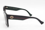 Gucci Gg1300s Square Sunglasses In Havana Tortoise With Web Stripe Eb1125oxzdu