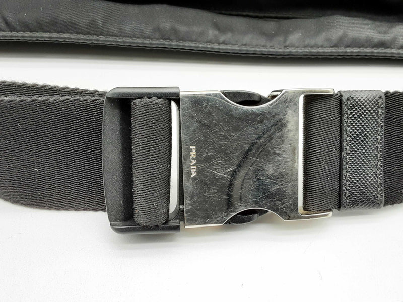 Prada West Pouch Black Nylon Waist Bag Do0824wcrde