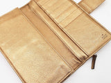 Gucci Timeless Gg Supreme Bronze & Gold Canvas Continental Wallet Fw0725crdu