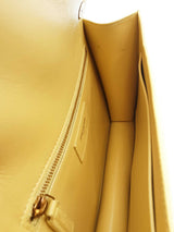 Yves Saint Laurent Yellow Calfskin Carre Shoulder Bag Eb1225wrxsa