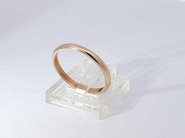 14k Yellow Gold 1.9 Grams Wedding Band Size 8 Aa1125rzsa