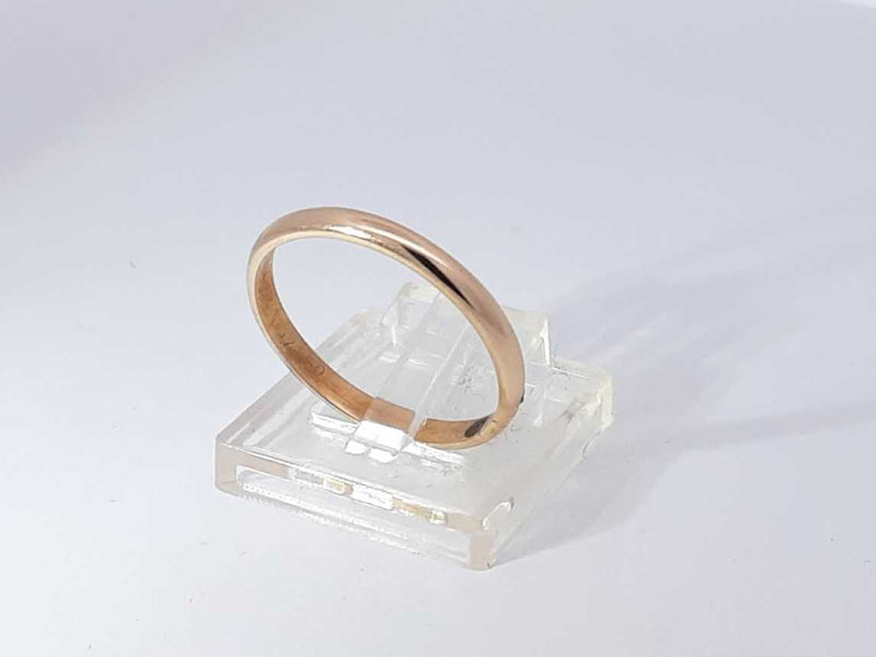 14k Yellow Gold 1.9 Grams Wedding Band Size 8 Aa1125rzsa