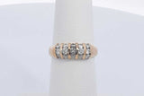 0.6cttw Diamond Ring In 14k Yellow Gold 2.2 Grams Size 5.25 Eb0326lcrdu