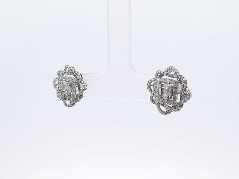 0.50 Cttw Diamond & 18k Gold Convertible Earrings & Jackets 2.7 Gram Fw0925orxdu