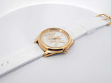 Michael Kors Janelle Mk7141 42mm Watch Gold-tone Case White Strap Sd1025wzsa