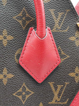 Louis Vuitton Kimono Tote Bag In Monogram Canvas & Cerise Leather Fw0625rzxdu