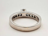 0.80 Ctw Diamonds 14k White Gold 5.2g Ring Size 8 Do0125ixzde