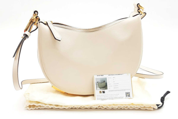 Fendi White Ice Matte Nano Fendiagraphy Hobo Crossbody Lh0125lxzxde