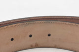 Gucci Red Guccissima Leather Belt With Interlocking Gg Buckle Eb1125lordu