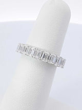 5.01 Cttw Lab-grown Diamond & 14k Gold Eternity Ring 2.5g Size 5.5 Fw0326lorxdu