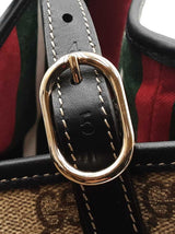 Gucci Emblem Large Tote In Beige & Brown Gg Monogram Coated Canvas Fw1225lzxzdu