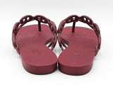 Hermès Island Chaine D'ancre Sandals In Rouge H Tpu Rubber Size 8.5 Fw1026ozxdu
