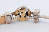 14k White & Yellow Gold Hinged Bangle Bracelet 20.3 Grams Eb0726loxzdu