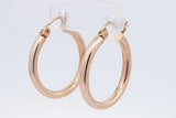 14k Yellow Gold Hoop Earrings 1.7 Grams Eb0726loxsa