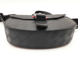 Mont Blanc 3.0 Lock Round Black Embossed Leather Messenger Bag Do0526oxzde