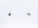 1.0 Cttw Diamond & 14k White Gold Stud Screwback Earrings 1 Gram Fw0725wxzdu