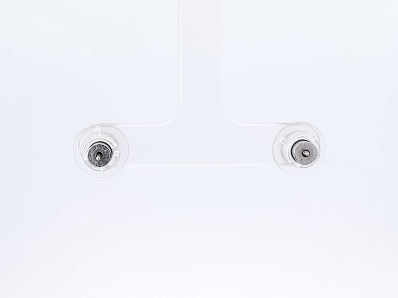 1.0 Cttw Diamond & 14k White Gold Stud Screwback Earrings 1 Gram Fw0725wxzdu
