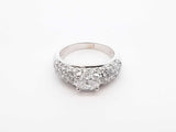 2.13 Cttw Diamond & 14k Gold Cluster Ring 5.7 Grams Size 7.25 Fw0925lprxdu