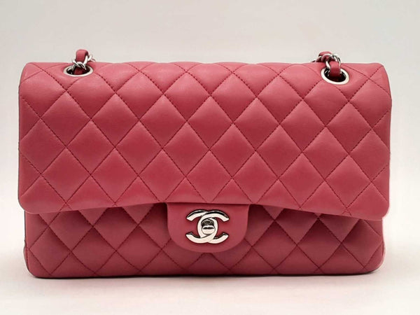Chanel Medium Double Flap Pink Lambskin Handbag Aa0525wezxsa