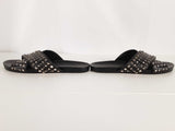 Gucci Hydra Studded Black Slide Sandals Size 39 Sd0825rzde