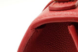 Balenciaga Red Leather Hourglass Top Handle Bag Eb0626rxzde
