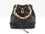 Louis Vuitton Coussin Bucket Bag In Black Monogram Empreinte Leather Fw0726przdu