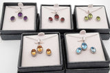 Set Of 5 Gemstone Ensemble Sets In Sterling Silver Eb0925crsa