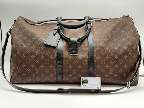 Louis Vuitton 55 Keepall Bandouliere Brown Monogram Duffle Bag Do1224lxzxde