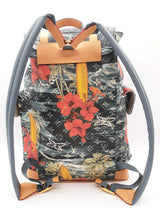 Louis Vuitton Christopher Surfing Navy Blue Ocean Monogram Backpack Do0126opxzde