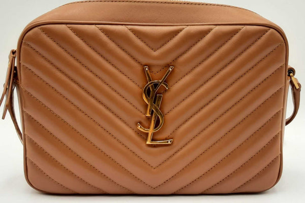 Yves Saint Laurent Quilted Chevron Leather Crossbody Camera Bag Eb1124ixzdu