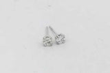 0.34cttw Diamond Stud Earrings In 14k White Gold 0.8 Grams Eb0926lxzsa