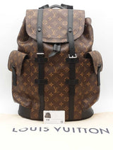 Louis Vuitton Christopher Mm Brown Backpack Aa0925loxzsa