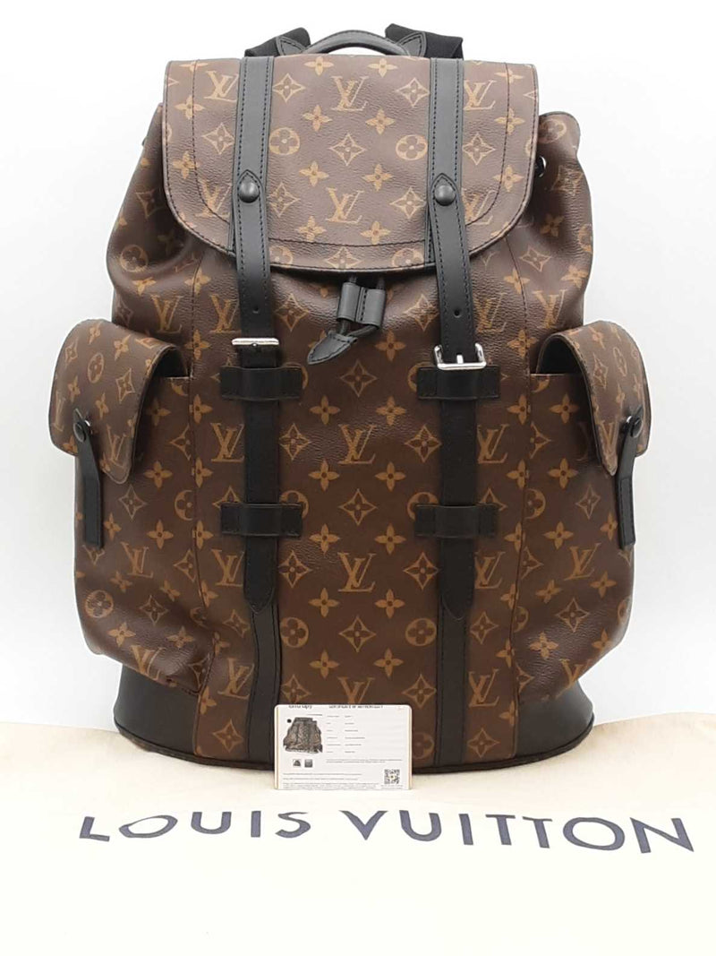 Louis Vuitton Christopher Mm Brown Backpack Aa0925loxzsa