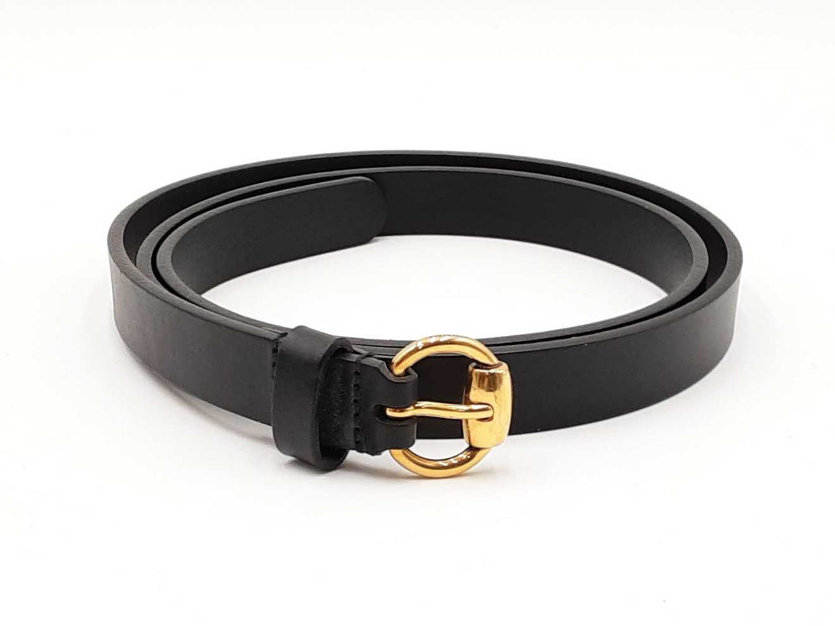 Gucci Leather Belt & Buckel GUCCI Double G Buckle Leather Belt Black 409417 main image 3