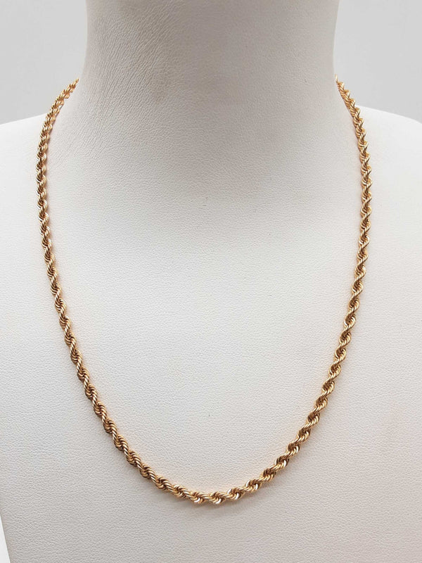 14k Yellow Gold 10.4 Rope Chain 15 In Do0725prxde