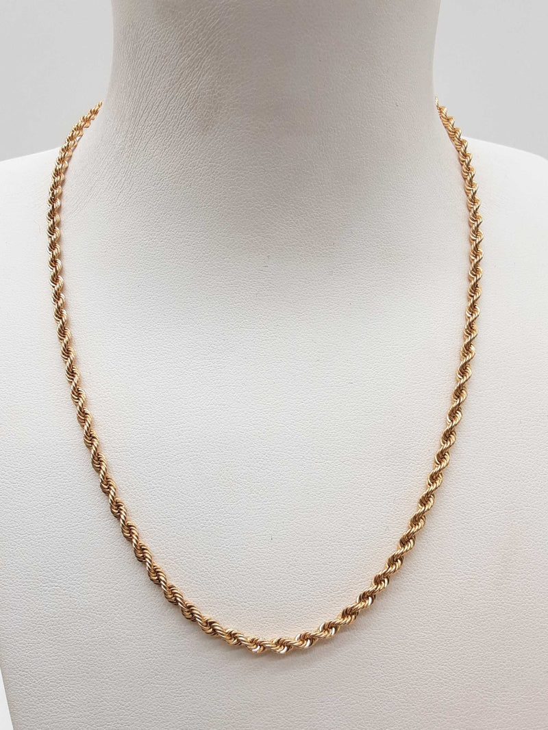 14k Yellow Gold 10.4 Rope Chain 15 In Do0725prxde