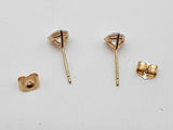 1.0 Cttw Lab Grown Diamonds 14k Yellow Gold 0.7g Stud Earrings Do0726orxde