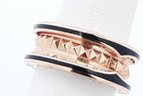 Bvlgari 18k Rose Gold B.zero1 Studded Ring 10.6 Grams Size 51 Eb0726lexzde