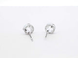 Louis Vuitton Empreinte Stud Earrings In 18k White Gold 3.1 Grams Fw1125rzxdu