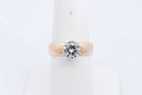 Approx. 1.28ctw Diamond Ring In 10k Yellow Gold 3.8 Grams Size 6.5 Eb1224oxxzsa