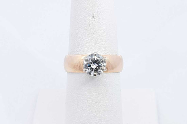 Approx. 1.28ctw Diamond Ring In 10k Yellow Gold 3.8 Grams Size 6.5 Eb1224oxxzsa