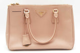 Prada Galleria Pink Saffiano Leather Tote Bag Eb0126wrxsa