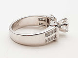 1.21 Cttw Natural Diamonds 14k White Gold 6.8g Ring Size 6.5 Do0526exzde