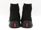 Prada Sport Logo Black Sock-knit High Top Sneakers Size Us 6 Men's Fw0825rzdu