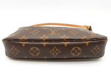 Louis Vuitton Pochette Brown Monogram Coated Canvas Clutch Do0425irrde