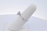 1.25ctw Diamond Ring In 14k White Gold 2.4 Grams Size 6 Eb1026orrxde