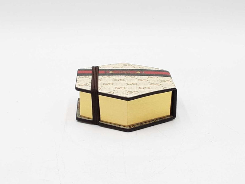 Gucci Gg Supreme Web & Horsebit Hexagon Sticky Notes Fw0825wrxdu