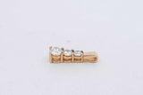 14k Yellow Gold Diamond Drop Pendant 1.8 Grams Eb0626cxzsa